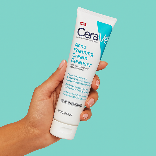 CeraVe Acne
Foaming Cream
Cleanser | 4% Benzoyl Peroxide