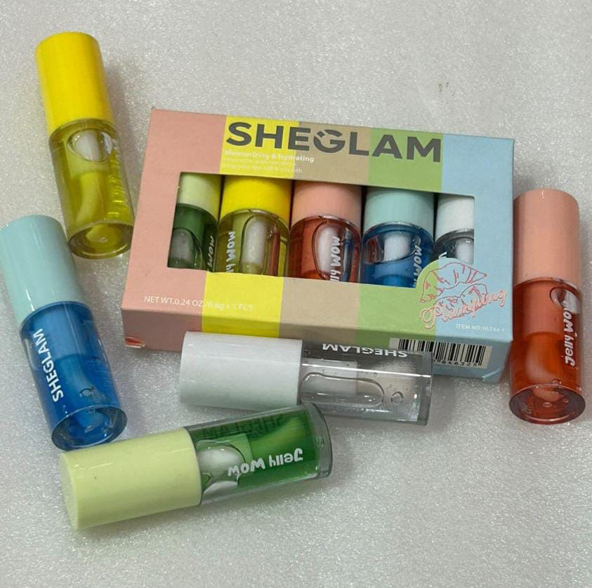 SHEGLAM Jelly Wow Hydrating Lip Oil – Transparent Glossy