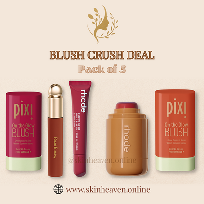 Blush Crush Deal – Premium Mix of Rhode x Rare Beauty x Pixi