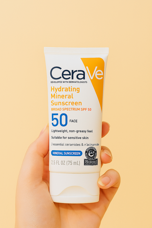 CeraVe Hydrating Mineral | Sunscreen Face Lotion | SPF 50