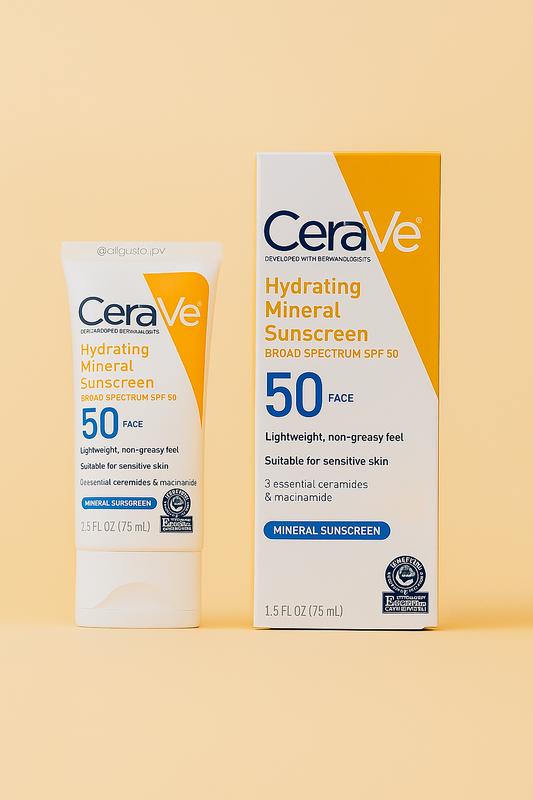 CeraVe Hydrating Mineral | Sunscreen Face Lotion | SPF 50