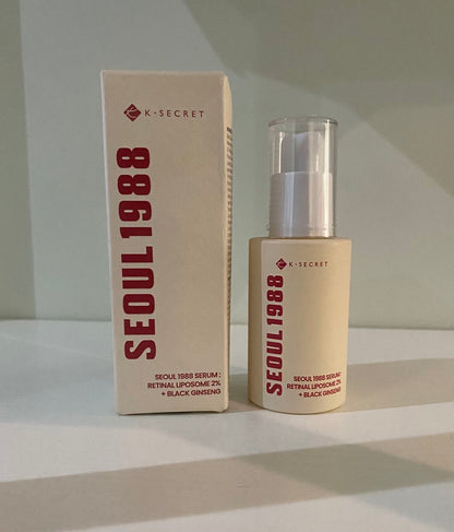 K-Secret Seoul 1988 Serum | Retinol Lipsome 2% + Black Ginseng — 30ml