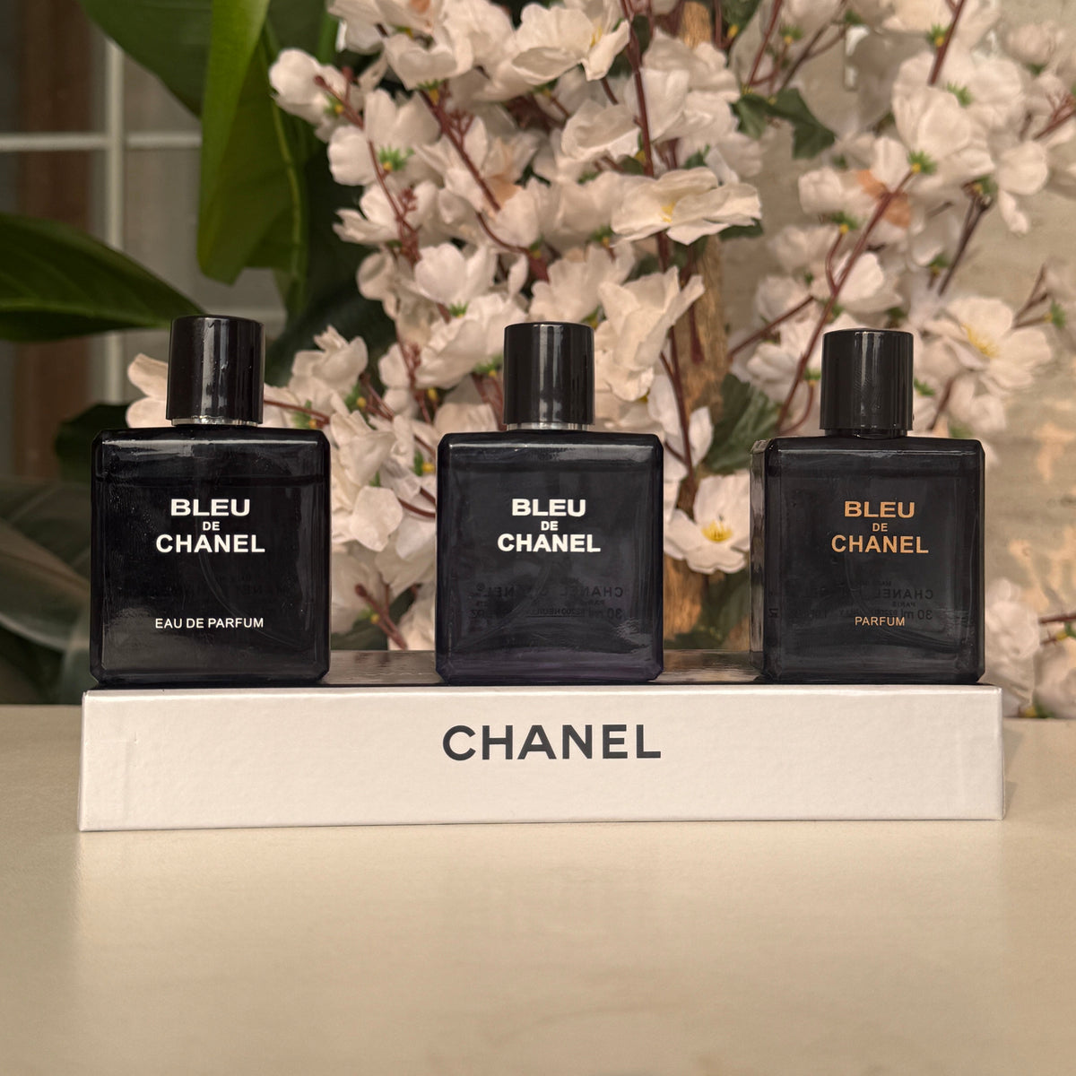 Bleu De Chanel 3 in 1 Perfume Gift Set (3 × 30ml)