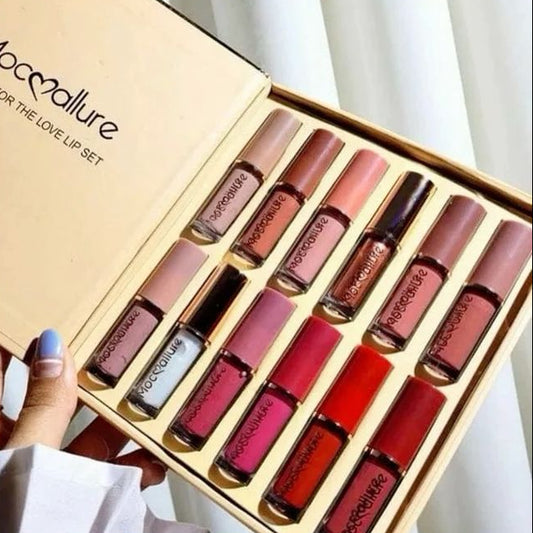 Mocallure Beauty Lip Gloss Kit – 12 Pieces High Shine Set