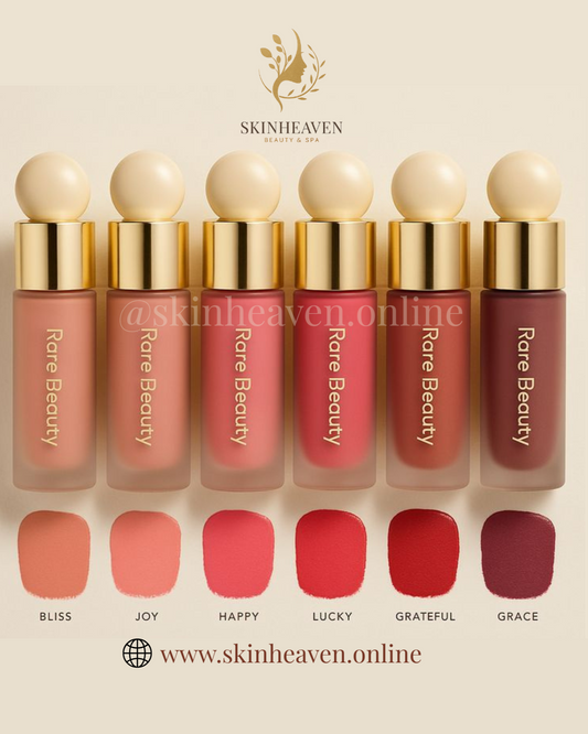 Premium Beauty Trio – Rhode Lip Tint | Rare Beauty Liquid Blush | Maybelline Sky High Mascara